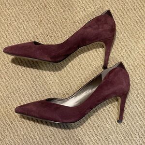 Sam Edelman burgundy wine pointy toe pumps size 10